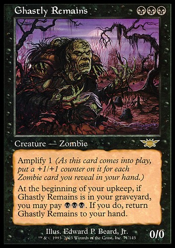 Mtg ghastly remains italian - remains,