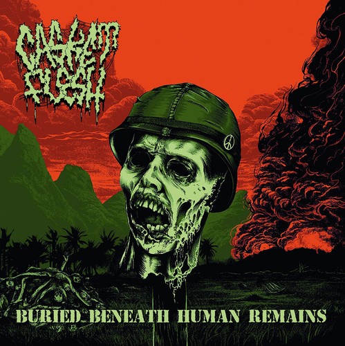 Casket flesh buried beneath - buried,