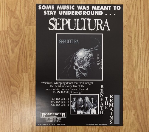 Póster promocional sepultura - promocional,